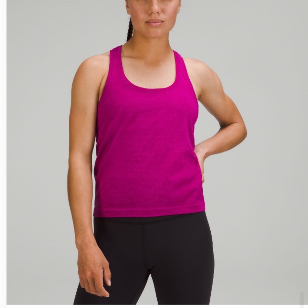 Lululemon Athletica Magenta Tank Top